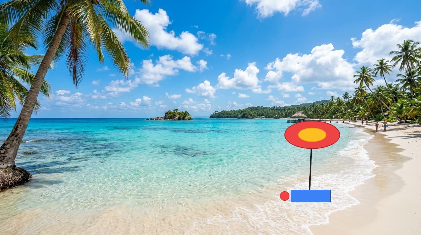 Tropical Beach Scenery