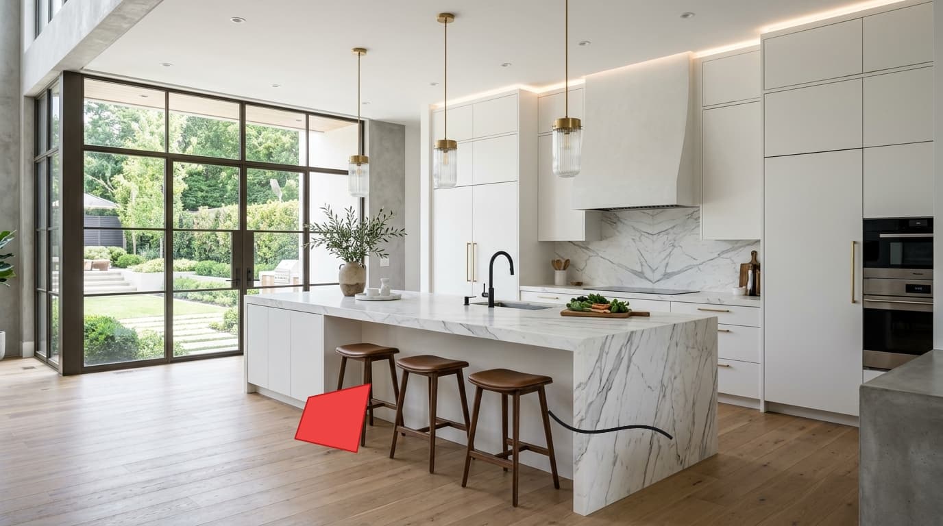 Modern Kitchen Staging