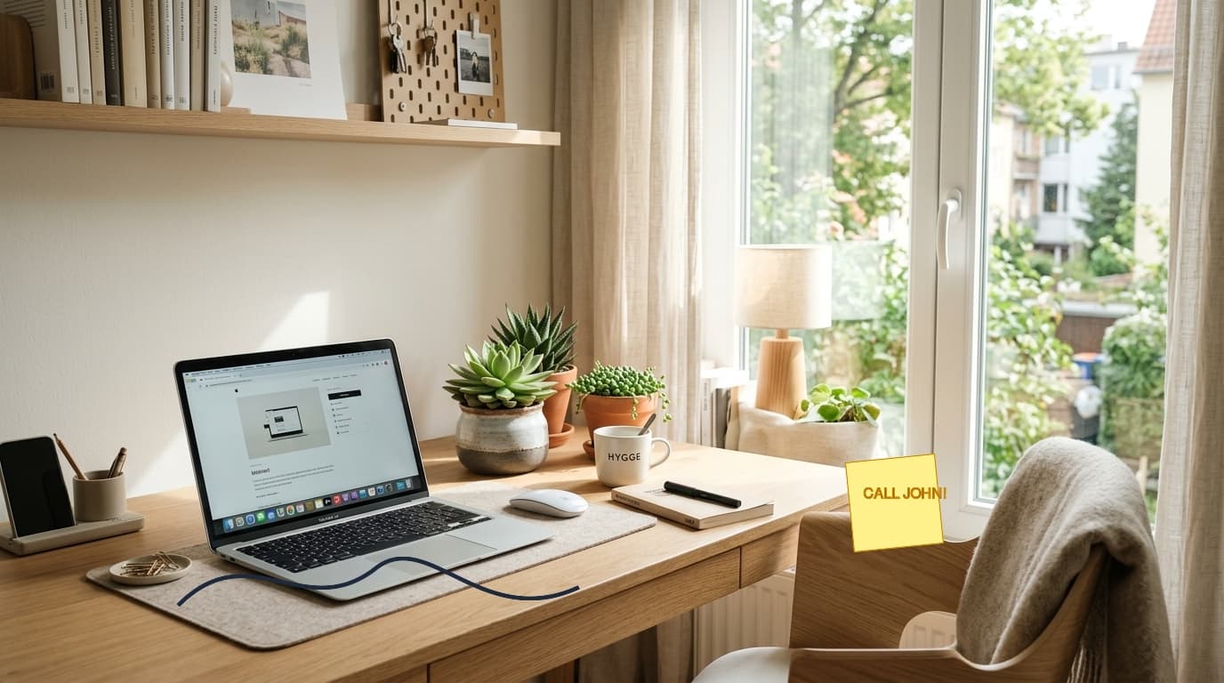 Minimalist Office Workspace